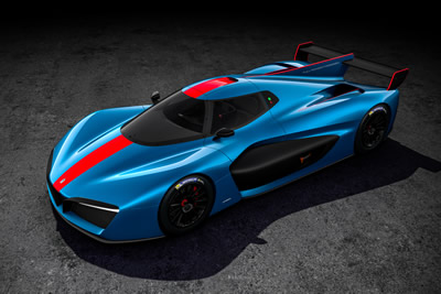 Pininfarina H2 Speed hydrogen fuel cell track only prototype 